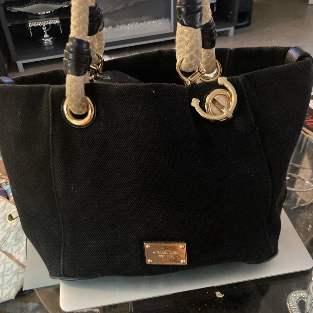 Michael Kors black sailor bag